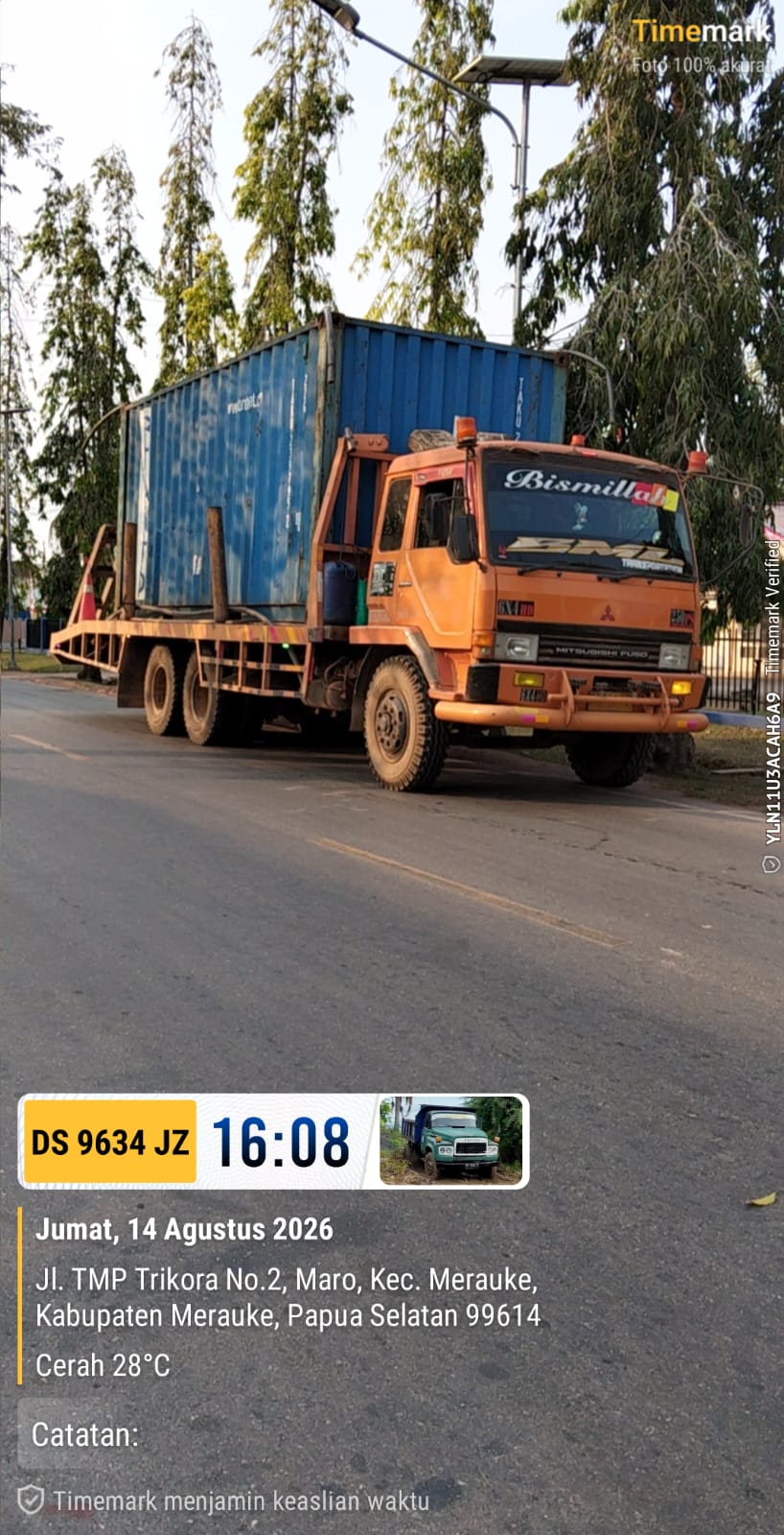 Dokumentasi kegiatan di area proyek