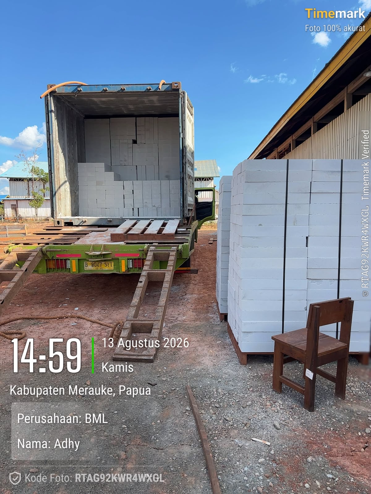 Dokumentasi kunjungan di lokasi proyek